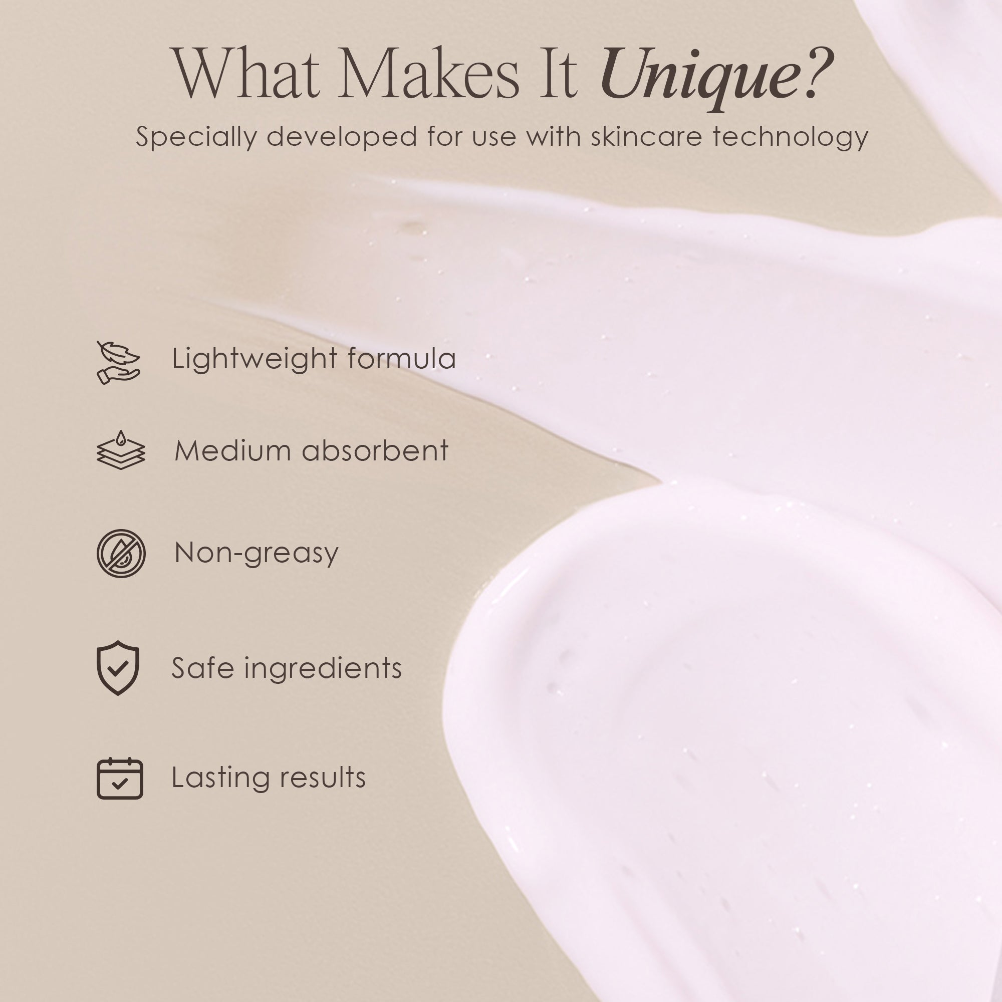 Eye Renewal anti-aging cream listing features such as lightweight formula